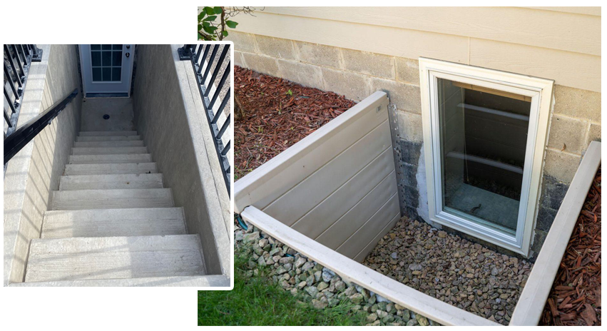 Below Grade Entrance & Egress Window